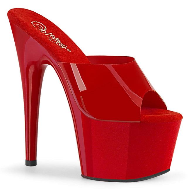 Pleaser sieviešu ADORE-701N platformas augstpapēžu kurpes ar TPU, sarkanas, 40 EU