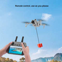 RC dronu Airdrop sistēma 4 profesionāliem droniem, viegla, izturīga, droša, ar 100G kravnesību, vienkāršu uzstādīšanu, USB uzlādi