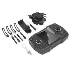 HD mini drons pieaugušajiem un iesācējiem, FPV droni ar augstuma noturēšanu, bezvadu salokāms kvadrokopters, pacelšanās ar vienu pogu, 3D pagriezieni, inteliģenta izvairīšanās, automātiska atgriešanās