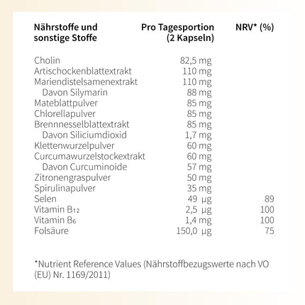 BodyFokus Clean Body Restart - aknu, homocisteīna un tauku metabolisma veicināšanai - 60 kapsulas - ražots Vācijā