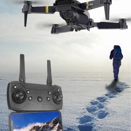 Drons ar kameru 4K pilns komplekts Airon drons bērniem un pieaugušajiem Raptor 8K drons Mini drons salokāms kvadrokopters, 120° panorāmas režīms, palēninātas kustības režīms, 360° rotācija