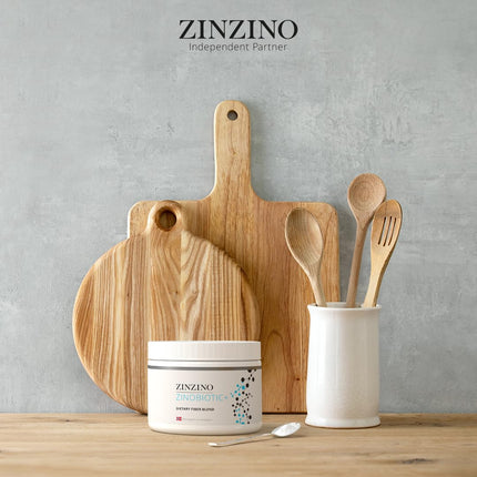 ZinZino Zinobiotic+ šķiedrvielu pulveris - daudzšķiedru komplekss - psilija sēnes un guāra sveķi - zarnu veselība - atbrīvojieties no uzpūsta vēdera - stipriniet imūnsistēmu pieaugušajiem - zarnu trakta ārstēšana uzpūsta vēdera gadījumā