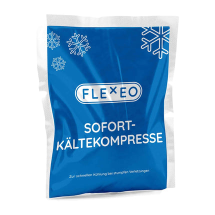 10 x FLEXEO Sofortkältekompresse 13 x 8 cm klein Kälte-Sofort-Kompresse Kühlpack Kühlakku Kältekompresse Kühlkompresse Instant Ice Bag Einmal Kühl-Kompresse Kühlpacks Quick