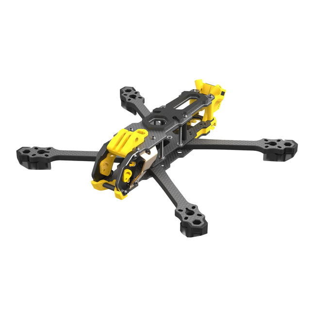 Speedybee Mario 5 O4 DC uzlabots 5 collu FPV drona rāmis – 226 mm garenbāze, viegls dizains, CNC alumīnija galva, saderīgs ar DJI O4 PRO/O3 gaisa ierīci un analogo VTX, ideāli piemērots kino un frīstaila filmēšanai.