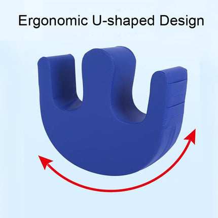 Elderly Anti-Pressure Easy Roller Pillow, Patient Drehen Gerät U-förmigen Kissen, Drehvorrichtung für Patienten, Patientenwender, Bettumdrehhilfe Mehrzweck-Umdrehhilfe für ältere Menschen (Blau)