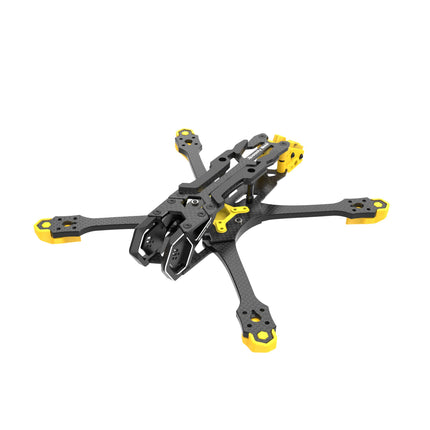 Master 5 FPV drona rāmis — 5 collu sacīkšu frīstaila kvadraciklu komplekts ar triecienizturīgu konstrukciju, vairāku kameru stiprinājumu, alumīnija siltuma izkliedes moduli DJI Air Unit O3 FPV FC ESC VTX ANTENAI, GPS