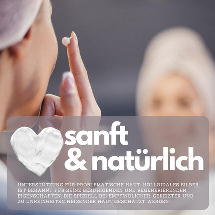 Natur Total Silver krēms ar koloidālo sudrabu SVARĪGI: 150 ml XL - Sudraba krēms ar sudraba ūdeni 100 PPM aptiekās Bāzes krēms