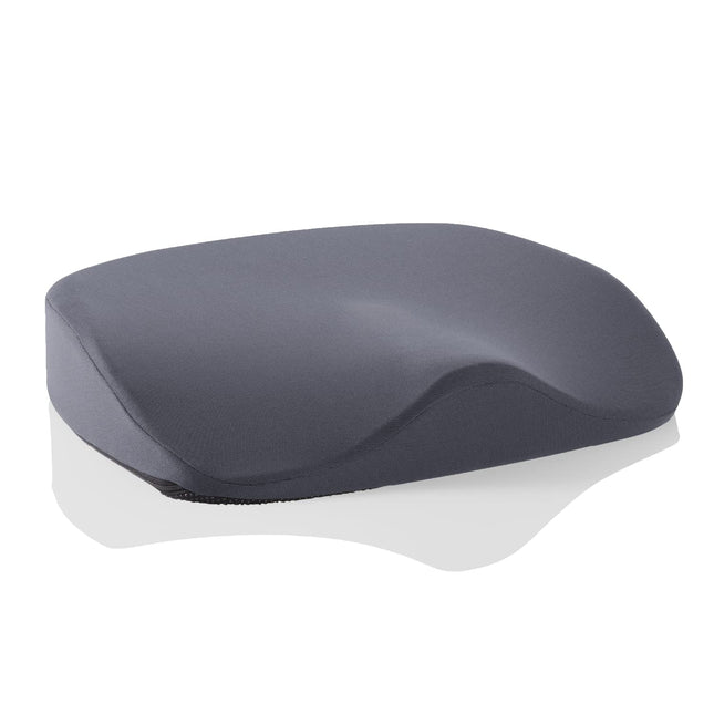 Vital Kissen® ortopēdiskais sēdekļa spilvens – ortopēdisks spilvens | Ķīļveida spilvena krēsls | ergonomisks | Mazina spiedienu uz gurniem, muguru un jostas skriemeļiem | Piemīt sāpes mazinoša iedarbība | novērš sliktu stāju | antracīts