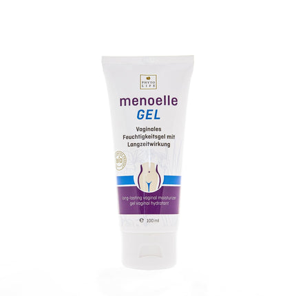 menoelle® GEL – sertificēts organisks vaginālais gels | Mitrinošs gels maksts sausuma, kairinājuma, niezes, dedzināšanas, nepatīkamas smakas un jutīguma gadījumā | Bez hormoniem un ķīmiskām piedevām | 100 ml