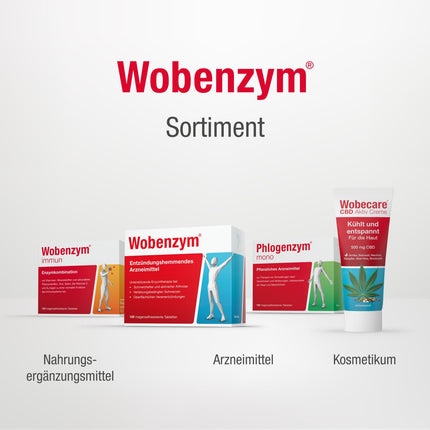 WOBENZYM® imūnsistēma | 240 tabletes | Imūnsistēmas ārstēšana | Atbalsta imūnsistēmu ar C un D vitamīniem, cinku un selēnu | Spēcīgai imūnsistēmas aizsardzībai | Enzīmu un vitamīnu kombinācija | Aizsardzība