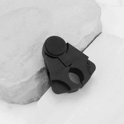 OTOTEC 2 daļu nūju turētājs galdam, melns, 5,2 x 4,7 cm, augstums 2,1 cm, ideāli piemērots caurulēm ar diametru no 1,6 cm līdz maks. 2,5 cm galda skavas