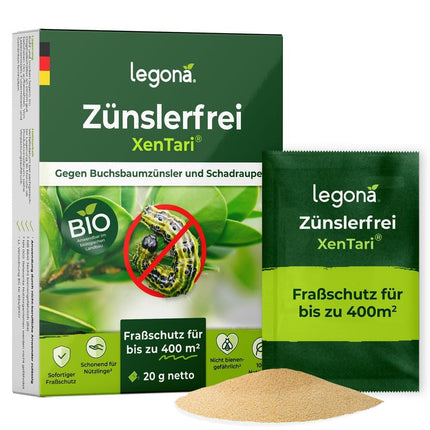 Legona® Xentari kodēm un kāpuriem nekaitīgs kastīšu kožu aerosols | Kodes, baltā kāposttauriņa un ziemas kodes bioloģiskā kontrole | Nav bīstams bitēm