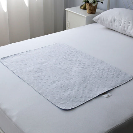 Bedecor 2 mazgājami nesaturēšanas ieliktņi 70x90 cm, nesaturēšanas matrača aizsargs, nesaturēšanas gultas ieliktnis, mazgājams un ūdensnecaurlaidīgs, elpojošs (zils)