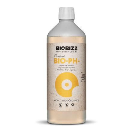 Nezāļu nezāļu līdzeklis BioBizz pH+ Plus 250 ml + pH- Minus 250 ml Šķidrums - pH līmeņa pazeminātājs augiem, audzēšanai telpās, pūkām, granulām, tomātiem, zālienam, orhidejām