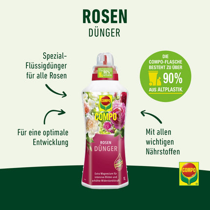 Compo rožu mēslojuma šķidrums 1 l