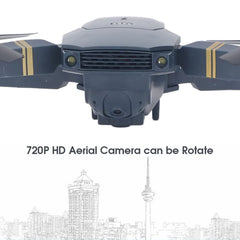 Drons ar kameru, salokāms 1080P HD FPV drons, augstuma noturēšana, pacelšanās ar vienu taustiņu, tālvadības kvadrokopters, WiFi drons zēniem un meitenēm