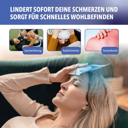 IEA medicīniskā tūlītējas saaukstēšanās komprese (15,3 x 12,7 cm) 10 gab. | Vienreizējās lietošanas ledus kompreses sasitumiem, kukaiņu kodumiem un citiem ievainojumiem | Viegli lietojami dzesēšanas spilventiņi | Daudzpusīga balta