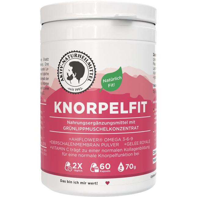 Aktīvi dabas līdzekļi skrimšļu piemērotībai | Jaunzēlandes zaļlūpu gliemeņu koncentrāts + Ahiflower® Omega 3-6-9 + olu čaumalas membrāna + peru pieniņš + C vitamīns