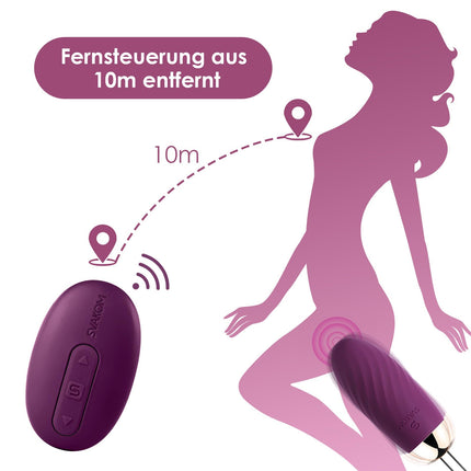 Luksusa vibrējoša ola ar tālvadības pulti, klusa un spēcīga vibrējoša ola viņai, G-punkta klitora stimulators, anālais vibratora dildo ar 26 vibrācijas režīmiem, seksa rotaļlieta pāriem