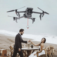 Drona nolaišanās sistēma DJI Mavic 3, liela darbības rādiusa kravas piegāde, transportēšanas ierīce, palaišanas un nolaišanas iekārta ar pagarinātu nolaišanās aprīkojumu ziedu piegādei, gredzenu piegādei, kāzām, reklāmai