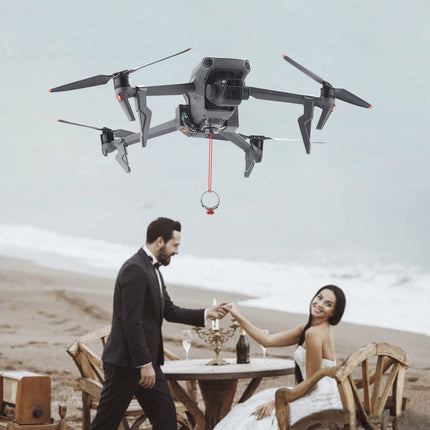 Drona nolaišanās sistēma DJI Mavic 3, liela darbības rādiusa kravas piegāde, transportēšanas ierīce, palaišanas un nolaišanas iekārta ar pagarinātu nolaišanās aprīkojumu ziedu piegādei, gredzenu piegādei, kāzām, reklāmai