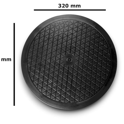 FabaCare Drehscheibe mit 360° Endlosdrehung, Drehteller Transferhilfe, Transferplatte, Rotationsteller, Umsetzscheibe, Transferhilfe bis 100 kg, rutschfeste Transferscheibe, Umsetzhilfe Ø 32cm