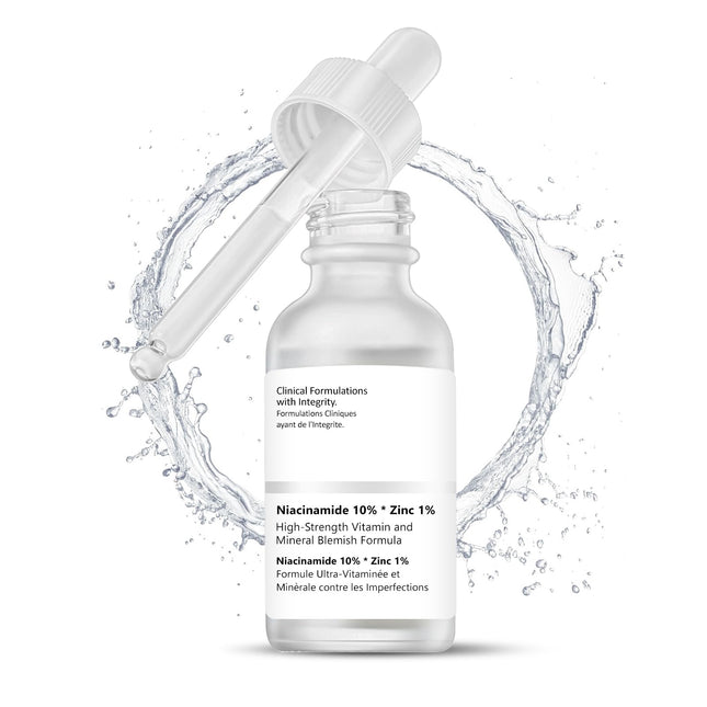 Niacinamīds 10% + cinks 1% 30ml, seruma hialuronskābes serums pret grumbām sejas serums, mitrinošs sejas ādas kopšanas serums, mitrinošs sejas serums