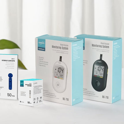 EUROPAPA® asins glikozes testa strēmeles 100 gab. glikozes līmeņa asinīs kontrolei, diabēta testa strēmeles diabēta un glikozes līmeņa kontrolei, piemērotas testa strēmeles EUROPAPA BG sērijas asins glikozes mērītājam