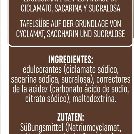 natreen® saldinātājs gardēžiem, galda dozators, bez kalorijām, cukura aizstājējs, 400 gabali