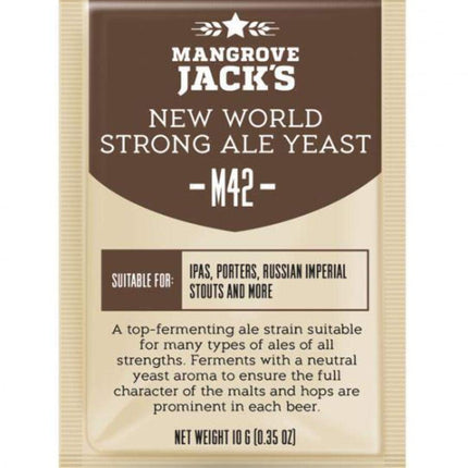Alus raugs New World Strong Ale M42 Mangrove Jack's Craft Series 10g