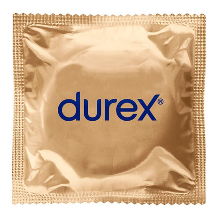 Durex Natural Feeling prezervatīvi – lateksa nesaturoši prezervatīvi, kas izgatavoti no Real Feel materiāla un ar anatomisku Easy-On formu – 30 iepakojums (1 x 30 gabali)