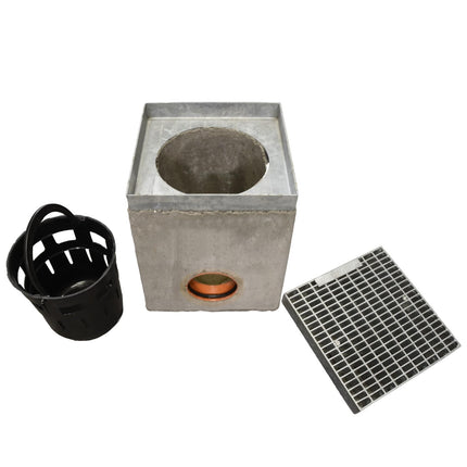 HYDROTEC profesionālā pagalma noteka 300x300 W125 panelis ar cinkotu režģi