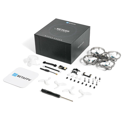 BETAFPV Meteor65 Pro bezkontaktu kvadrokopters ar Matrix 1S ​​​​3IN1 HD FC, 0802SE 19500KV motoru, 35 mm 3 lāpstiņu propelleru, saderīgs ar O4 gaisa bloku FPV filmu veidošanas entuziastiem lidojumiem iekštelpās un ārā - PNP