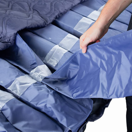 Mobiclinic® pro, pretizgulējumu matracis, kluss kompresors, 200x90x22 cm, pilns pretizgulējumu matrača komplekts, Mobi 4, Eiropas zīmols, matrača virsmatracis, rezerves šūna, līdz 190 kg