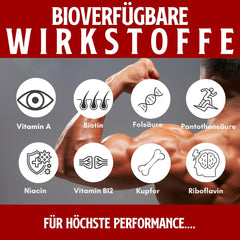 HERZBLUT (90 kapsulas) - spēcīga sinerģija sportistiem no Beefheart &amp; Beefliver; enerģijas iegūšanai; Veiktspēja; asins veidošanās; dzelzs vielmaiņa; 100% vācu, dabīgs un bioloģisks