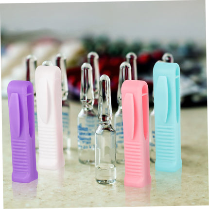 Healeved 3sets pudeļu pārtraucēja ampulu attaisāmais plastmasas mini pudeļu attaisāmais māšu barošanai 8 gabali * 3