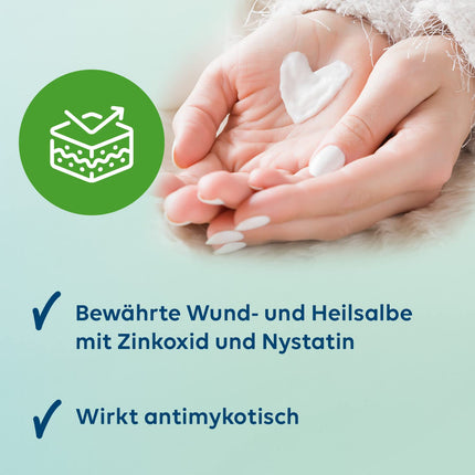 Multilind dziedinošā ziede sāpošai un iekaisušai ādai ar cinka oksīdu un nistatīnu 50g
