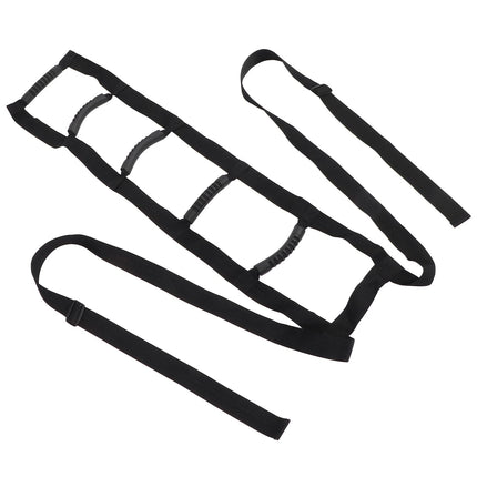 Gultas kāpnes, palīggultas kāpnes, 3,8 cm platas, regulējamas gultas kāpnes, palīgvirve vecāka gadagājuma pacientiem, virvju kāpnes stāvēšanai veselīgas aprūpes sniegšanai