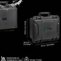 LEKUFEE ūdensnecaurlaidīgs pārnēsāšanas futrālis DJI Mavic 3 Pro/Mavic 3 Classic/DJI Mavic 3/Cinema/Combo/DJI RC Pro/DJI RC/RC N1/Goggles 2/Integra/DJI RC Motion 2 un piederumiem (tikai aizsargfutrālis)