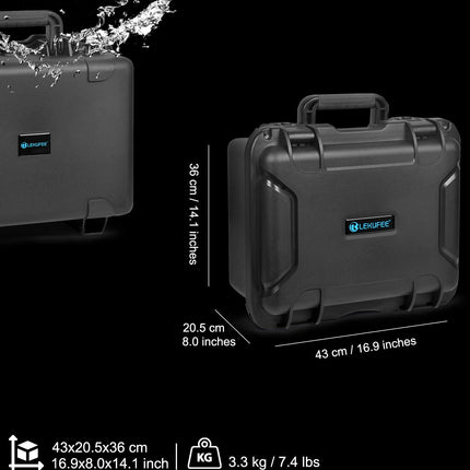 LEKUFEE ūdensnecaurlaidīgs pārnēsāšanas futrālis DJI Mavic 3 Pro/Mavic 3 Classic/DJI Mavic 3/Cinema/Combo/DJI RC Pro/DJI RC/RC N1/Goggles 2/Integra/DJI RC Motion 2 un piederumiem (tikai aizsargfutrālis)