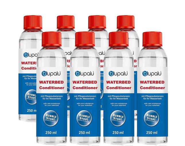 blupalu ūdensgultas kondicionieris 8x 250ml I kondicionieris ūdensgultām I ūdensgultas aksesuāri ar Bubble Stop