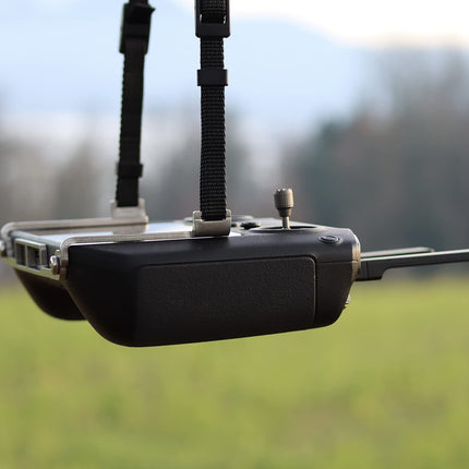 Robotiska plecu siksna ar horizontālu piekari no nerūsējošā tērauda DJI Smart Controller kontrolierim, siksniņa tālvadības pultij