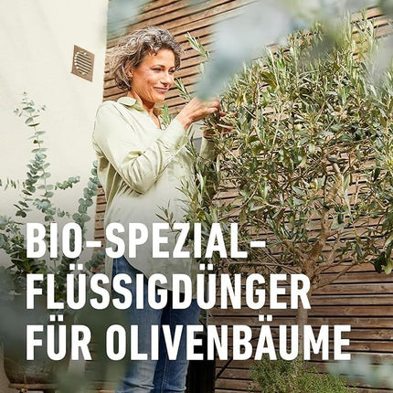 COMPO BIO olīvkoku mēslojums – olīvkoku mēslojums ar 100% dabīgām sastāvdaļām – īpašs šķidrais mēslojums – 500 ml, nav piemērojams