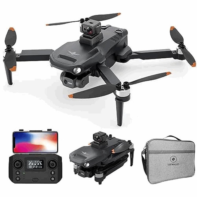 LUXWALLET Libra X Dodge - Šķēršļu novēršanas sensors - Drons kvadrokopters - 30Km/h - WiFi GPS 1.2KM - 3 asu stabilizators - Full HD kamera
