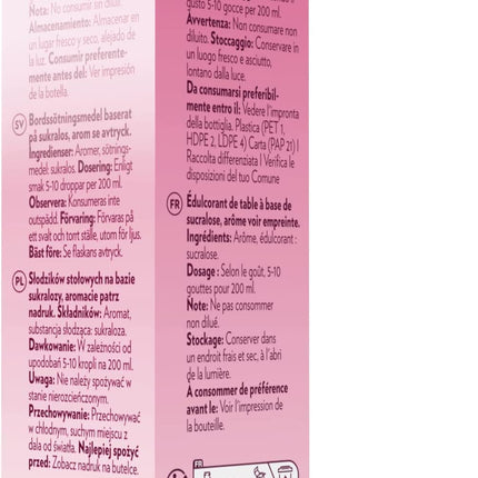 GymQueen garšīgie pilieni, vaniļas, garšas pilieni bez kalorijām, 30 ml