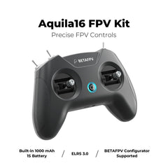 BETAFPV Aquila16 FPV komplekts ar LiteRadio 2 SE raidītāju simulatoram, VR03 aizsargbrilles ar DVR ierakstīšanas funkciju, 3 lidojuma režīmi, atbalstīts 1S RTF komplekts FPV iesācējiem lidošanai telpās un ārā