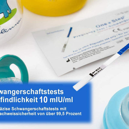 20 x One+Step īpaši jutīgi grūtniecības testi - Grūtniecības tests agrīnā stadijā - Grūtniecības tests - Agrīna grūtniecības tests