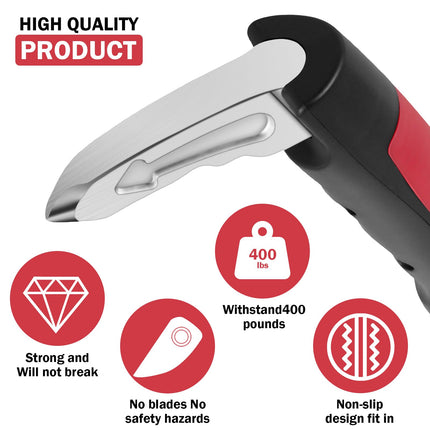 2 Stück Auto Ausstiegshilfe Senioren Tragend 400lbs Multifunktional Grip Helfer Auto Notfallhammer Auto Mobilitätshilfe Auto Griff Assistent Einstiegshilfe Auto Griff für Senioren Behindert (Rot)