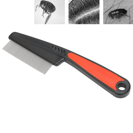 Brrnoo metāla utu ķemme Lausinator Nits Comb Extra Fine, Nits Comb droši noņem utis, kas izgatavotas no nerūsējošā tērauda, ​​īpaši smalkas zīdaiņiem, bērniem, pieaugušajiem un mājdzīvniekiem