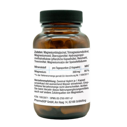 Baldriparan® Magnesium - augstas devas augstākās kvalitātes komplekss ar magnija bisglicinātu no aptiekas. Augsta biopieejamība. Laboratorijā pārbaudīts, vegāns un bez mākslīgām piedevām.